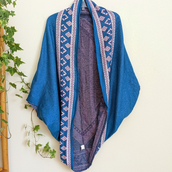 Aztec Tribal Cocoon Cardigan • Boho - Picture 8 of 9